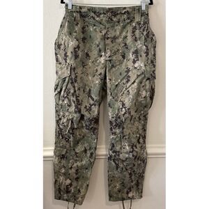 US‎ Navy Pants Medium/Large Short Working Uniform Type III Trouser Ripstop Camo
